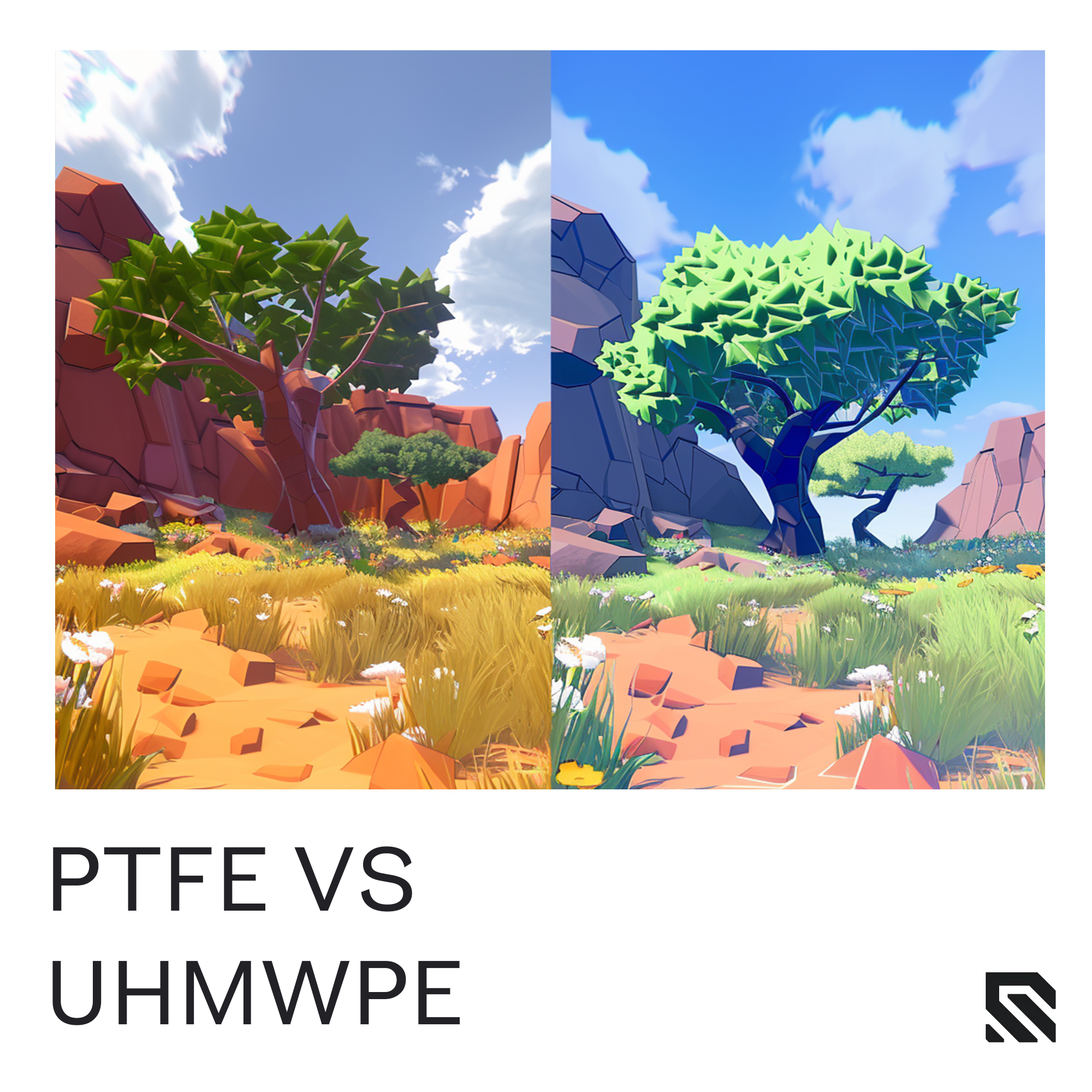 UHMWPE vs PTFE Mouse Skates Wallhack comparison of retro styled game environment