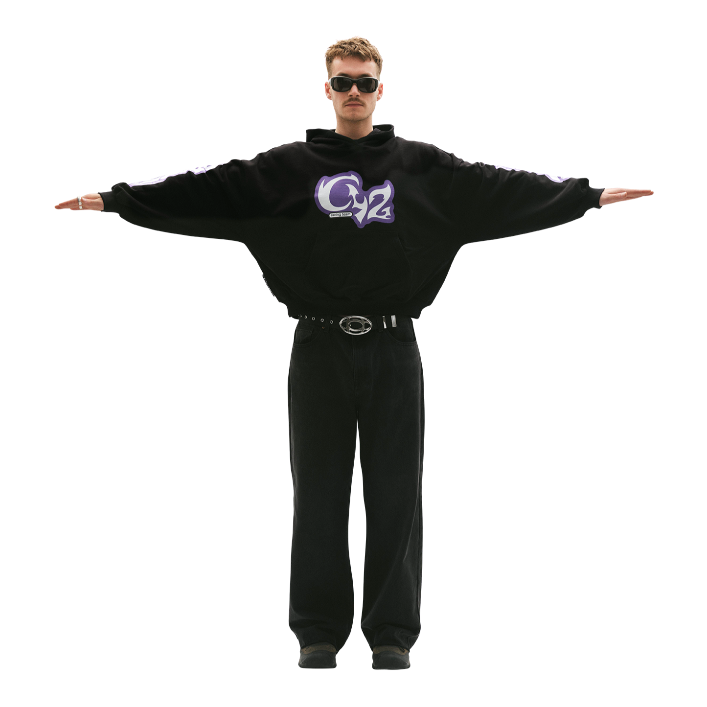 Sudadera recortada - C42