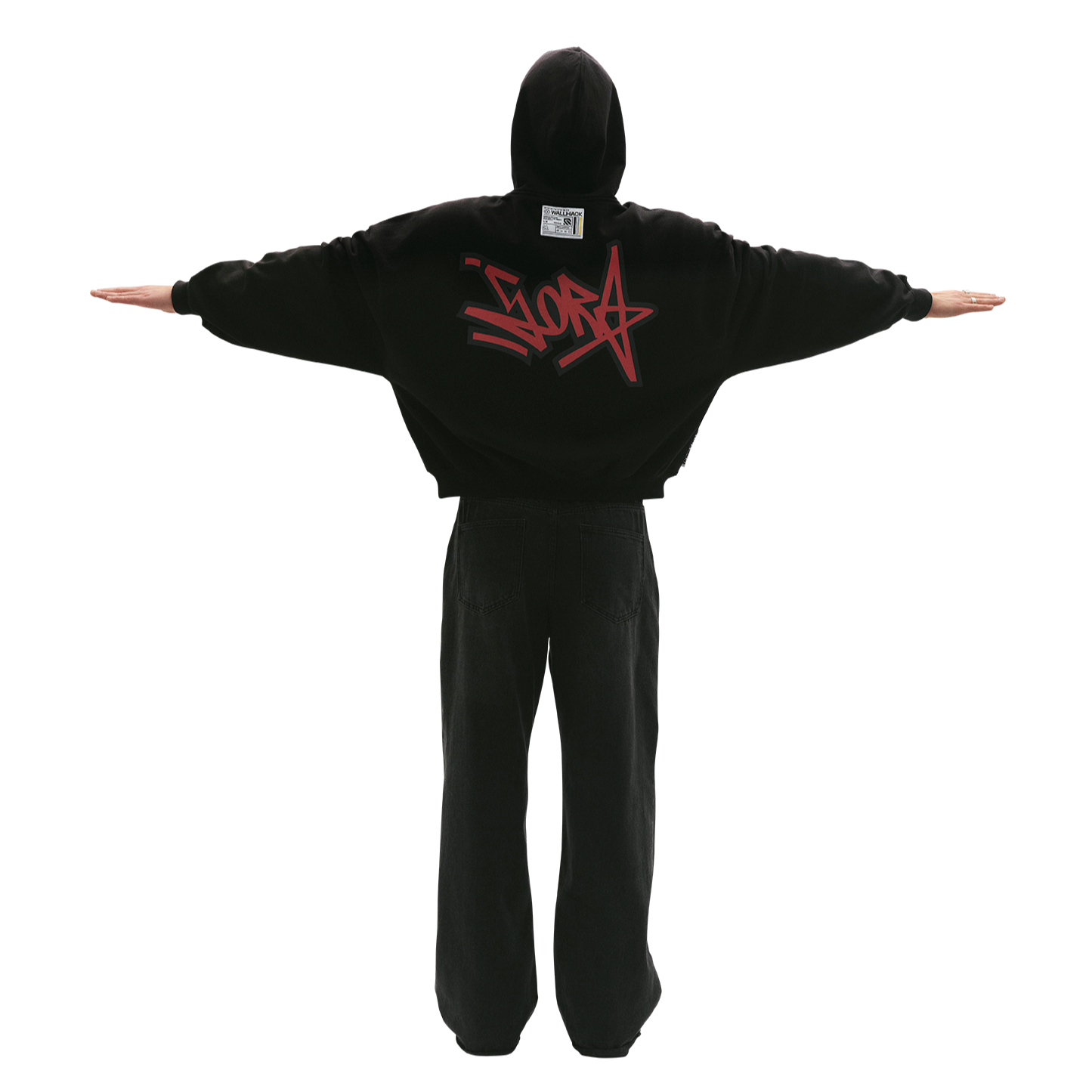 Hoodie Cropped - Atomic Sora