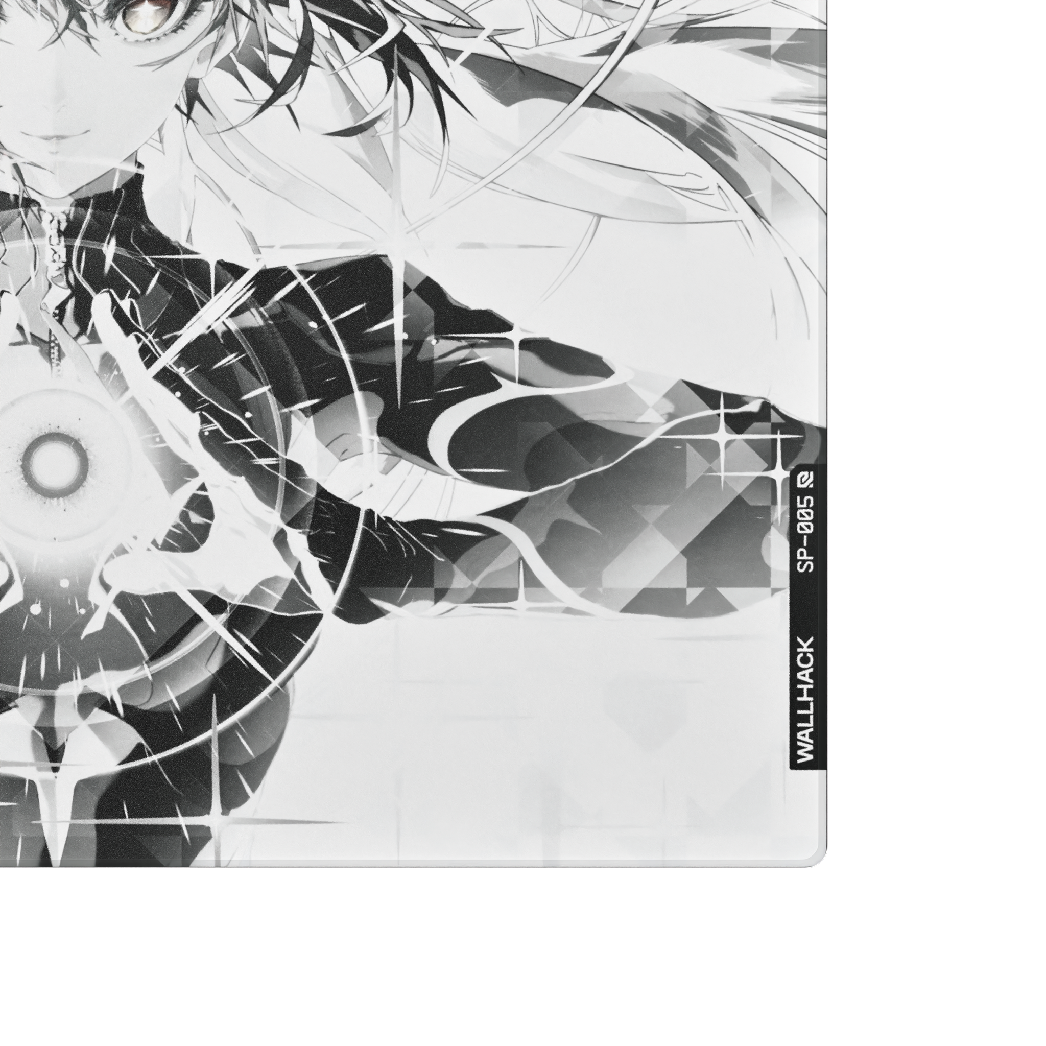 SP-005 Ascension SORA glass mousepad - surface close-up