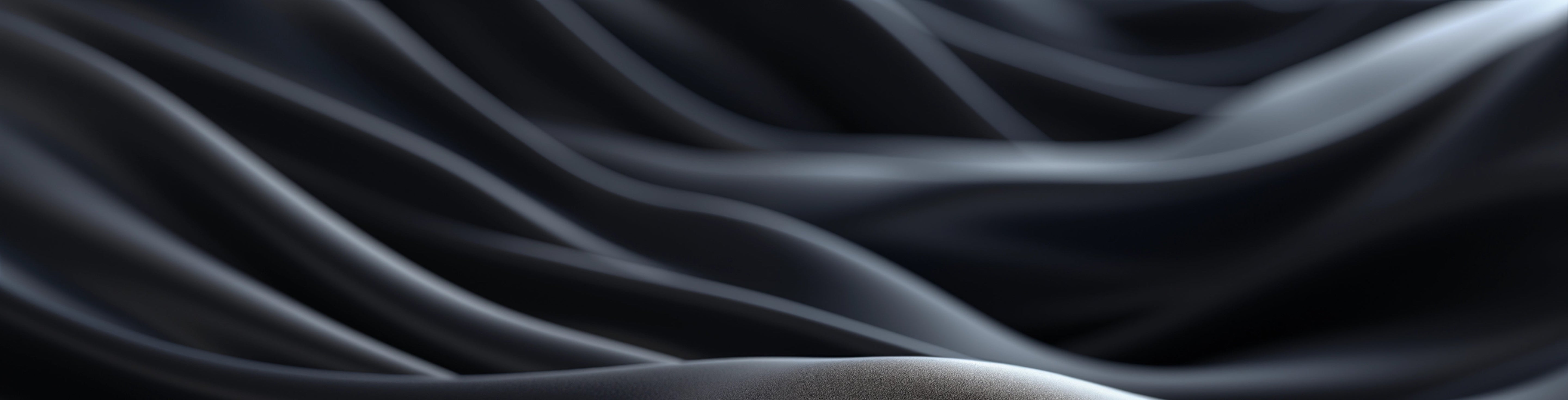 A silky cloth in black color with a shiny exterior