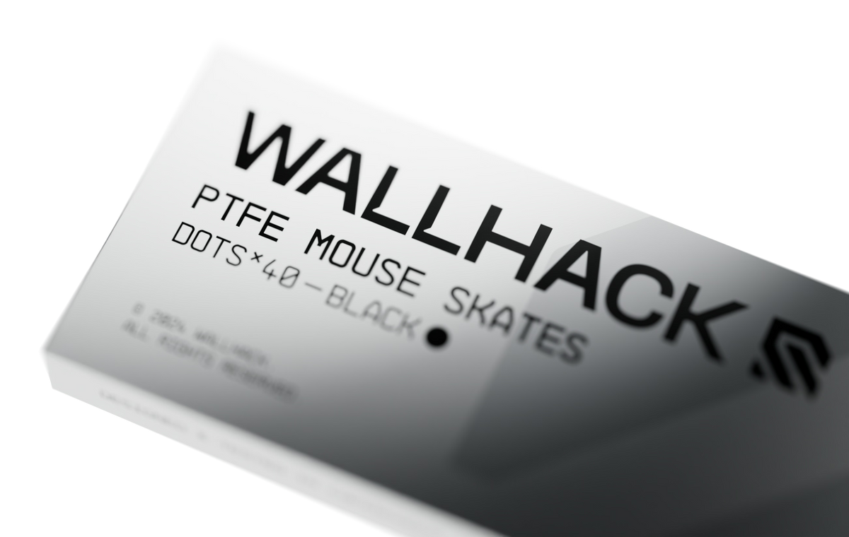 WALLHACK PTFE mouse skates packaging
