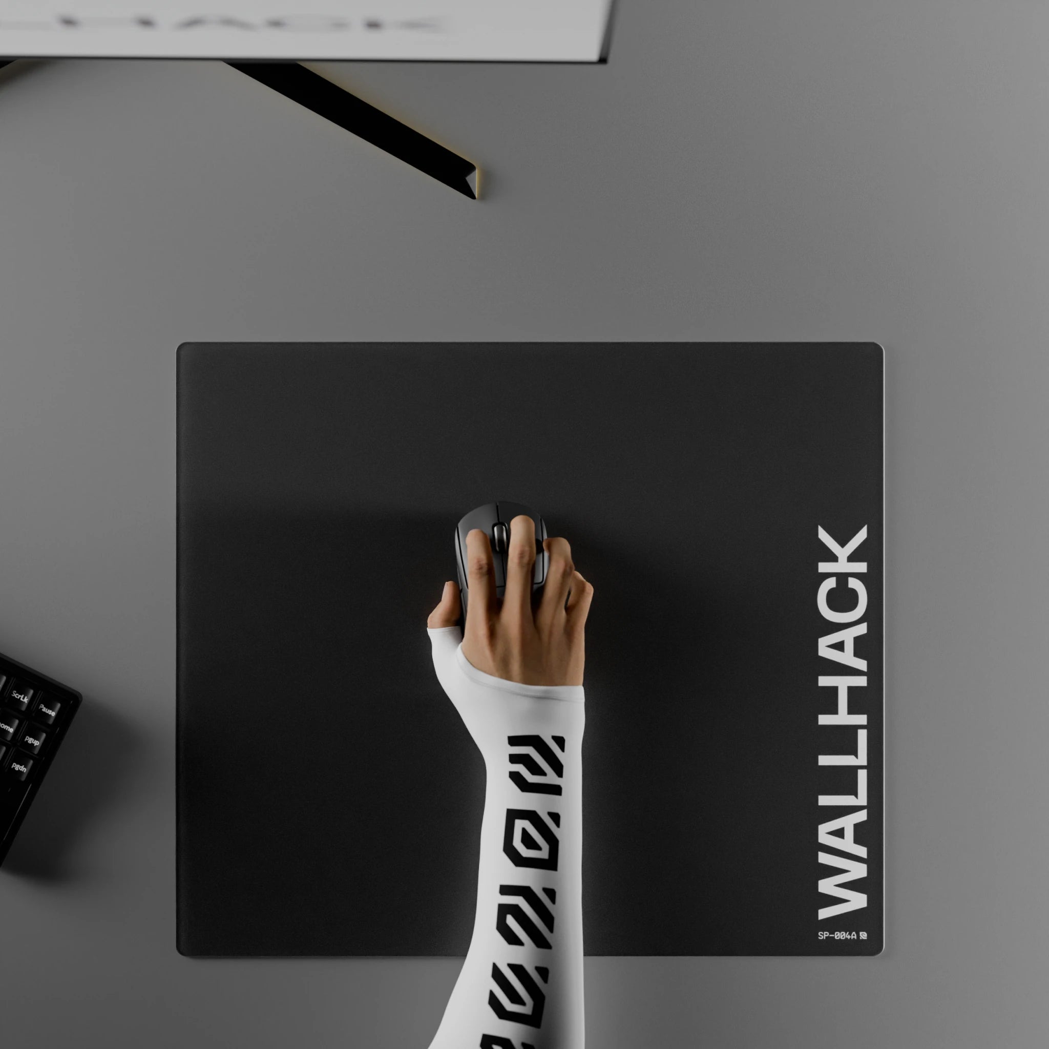 SP-004A Black Glass Gaming Mousepad | Wallhack SP-004A Black Glass Gaming Mousepad | Wallhack