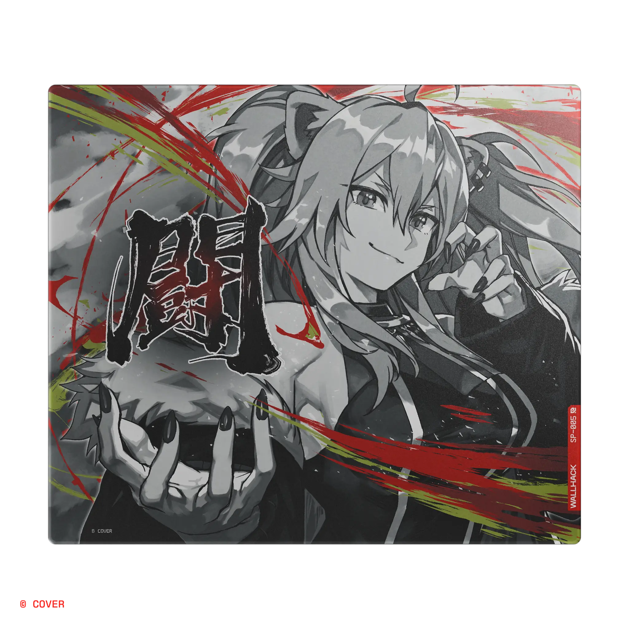 WALLHACK SP-005 マウスパッド SP-005 Shishiro Botan Glass Mousepad | Wallhack