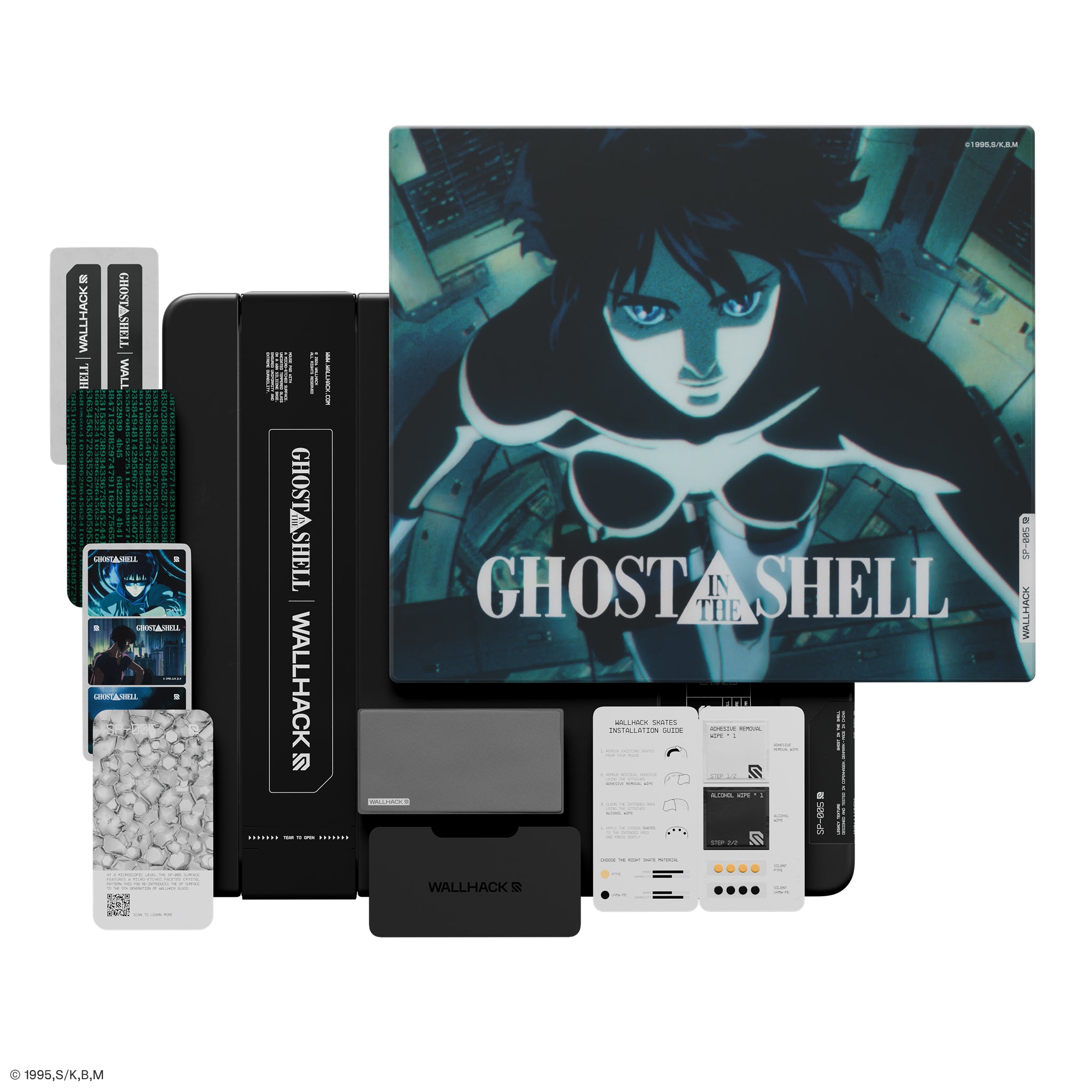 攻殻機動隊 WALLHACK マウスパッド GHOSTINTHESHELL 攻殻機動隊 x WALLHACK