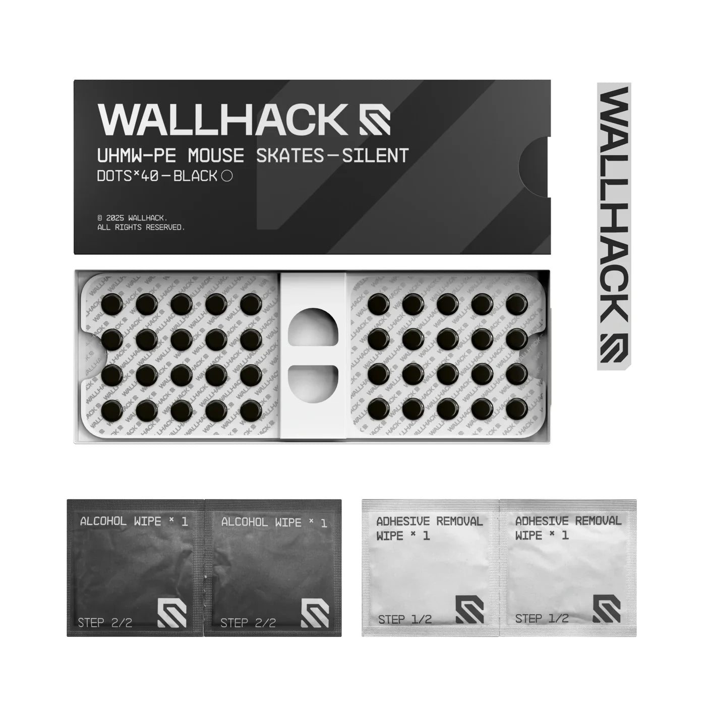 CR-005 (Noir) Pack avec patins silencieux UHMW | Tactical FPS Bundle