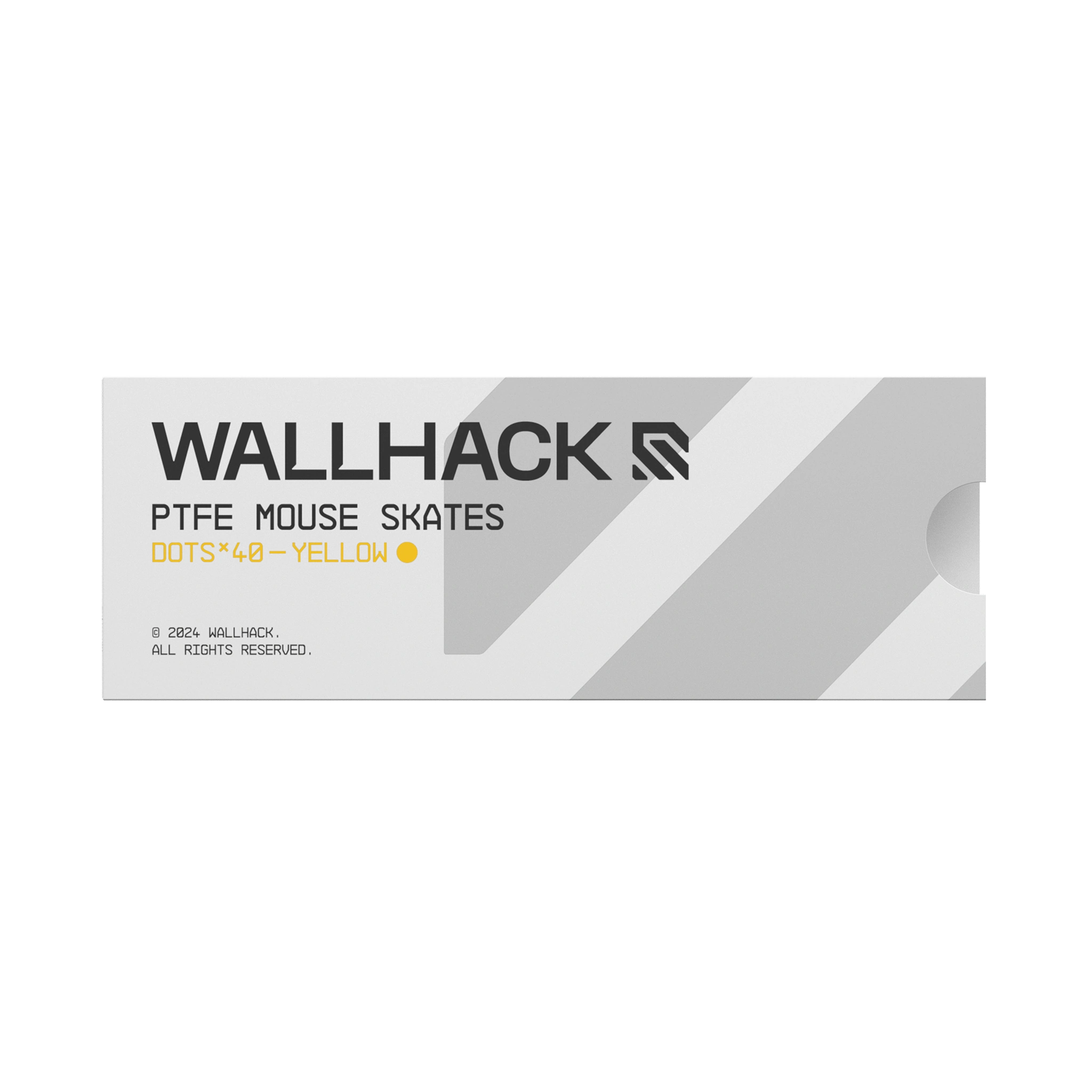 Wallhack Skates PTFE Yellow Dots