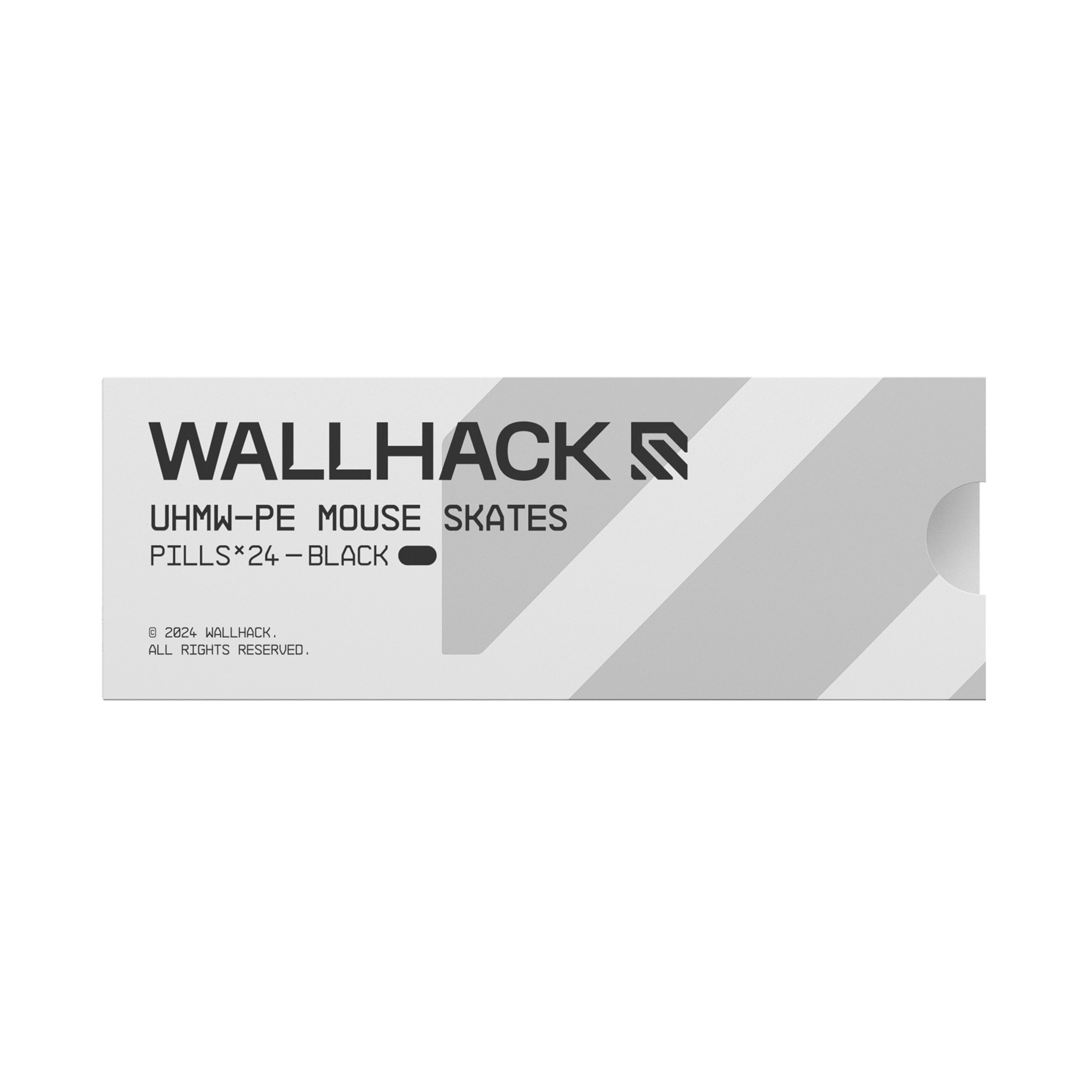 Wallhack Skates UHMW-PE Black Pills