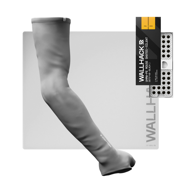 SP00-4A (White) Bundle – UHMW Silent Skates + Pro Sleeve | Wallhack