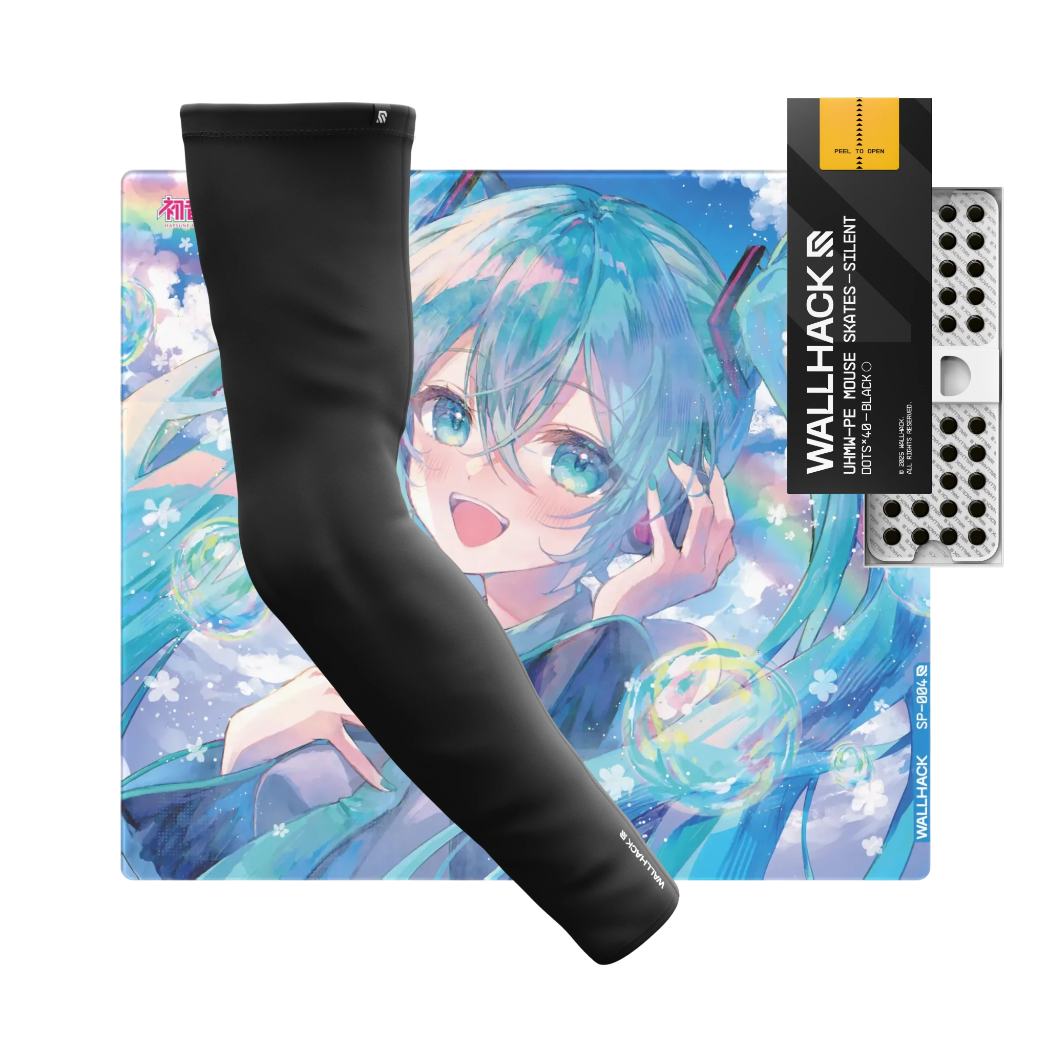 SP-004: Summer Miku Bundle with UHMW Silent Skates & Pro Sleeve