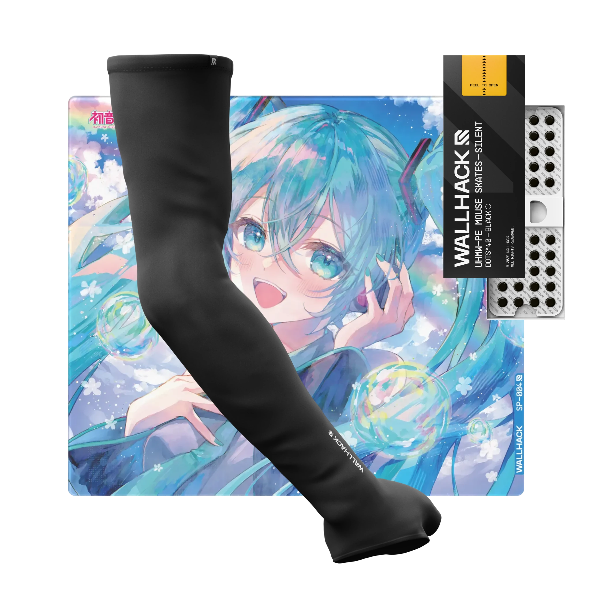 その他 WALLHACK sp-004 SP-004: Summer Miku Bundle with UHMW Silent Skates & Pro Sleeve