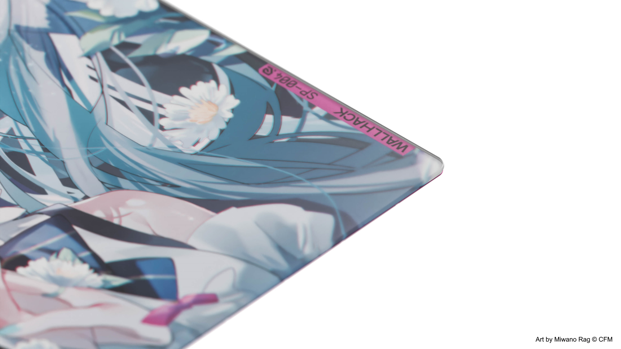 Wallhack ガラスパッドSP-004 初音ミク+UPEマウスソール Wallhack ガラスパッドSP-004 初音ミク+UPEマウスソール