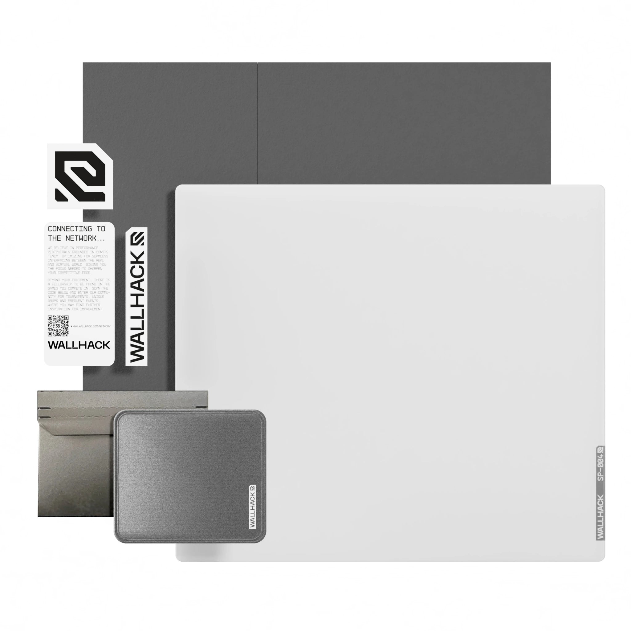 SP-004 White Glass Gaming Mousepad | Wallhack SP-004 White Glass Gaming Mousepad | Wallhack