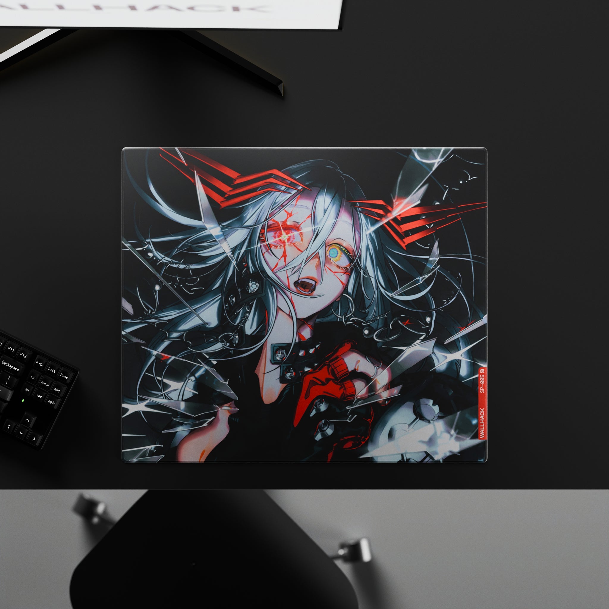 WALLHACK SP-005 限定版 AWAKENING SORA Wallhack SP-005 | CARNAGE SORA Glass Anime Mouse Pad Limited