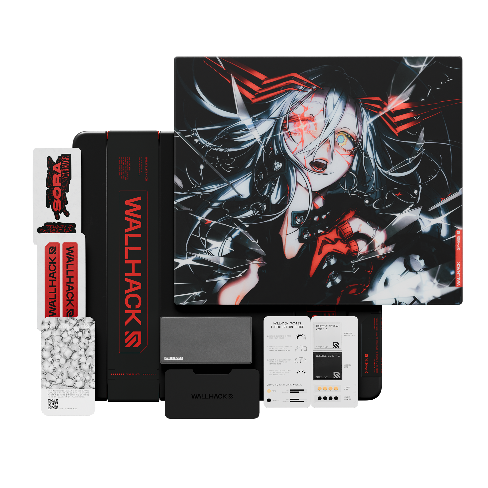 SP-005 Carnage Sora Limited Edition Glass Mousepad | Wallhack