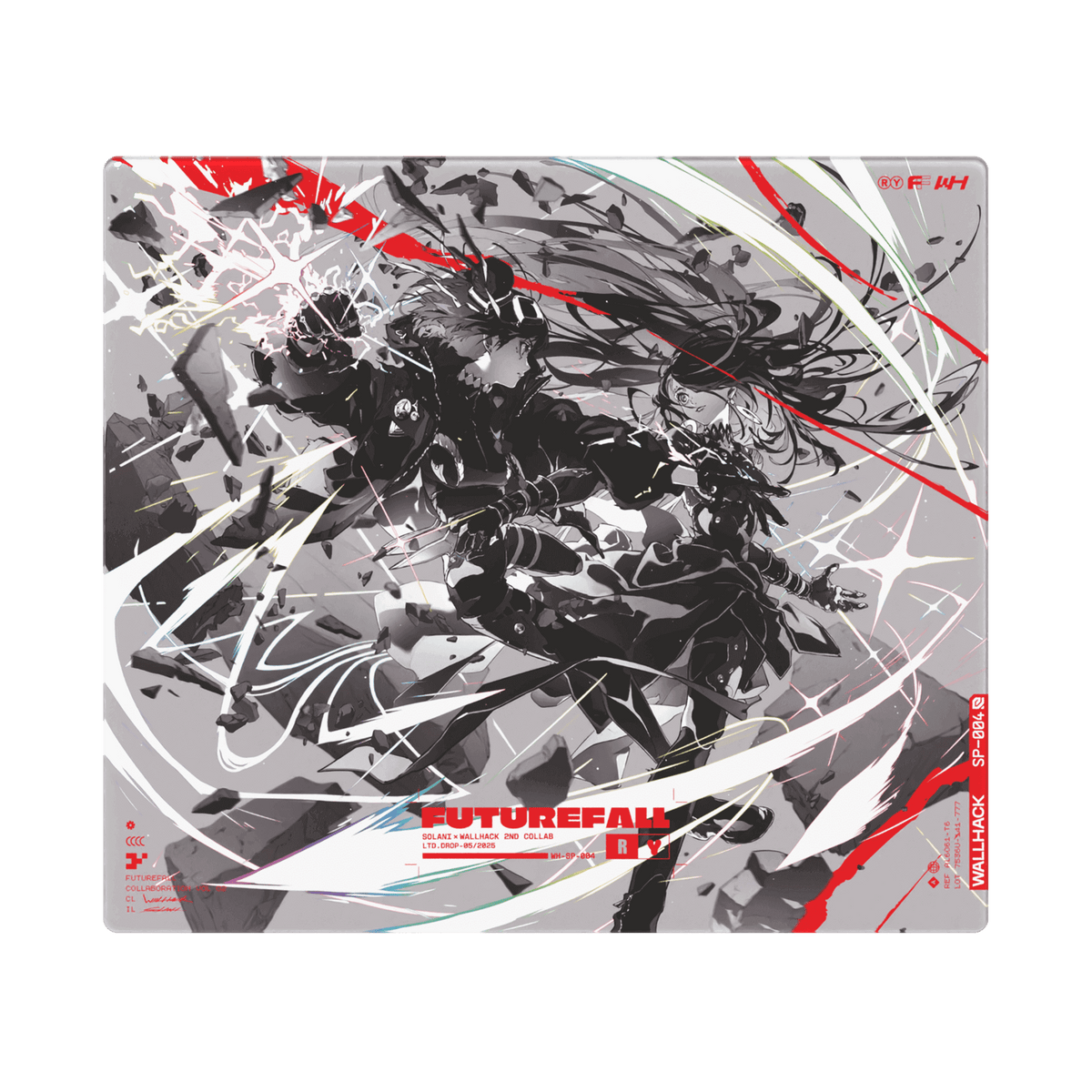 SP-004 Glass Mousepad Limited Edition: Futurefall | Wallhack