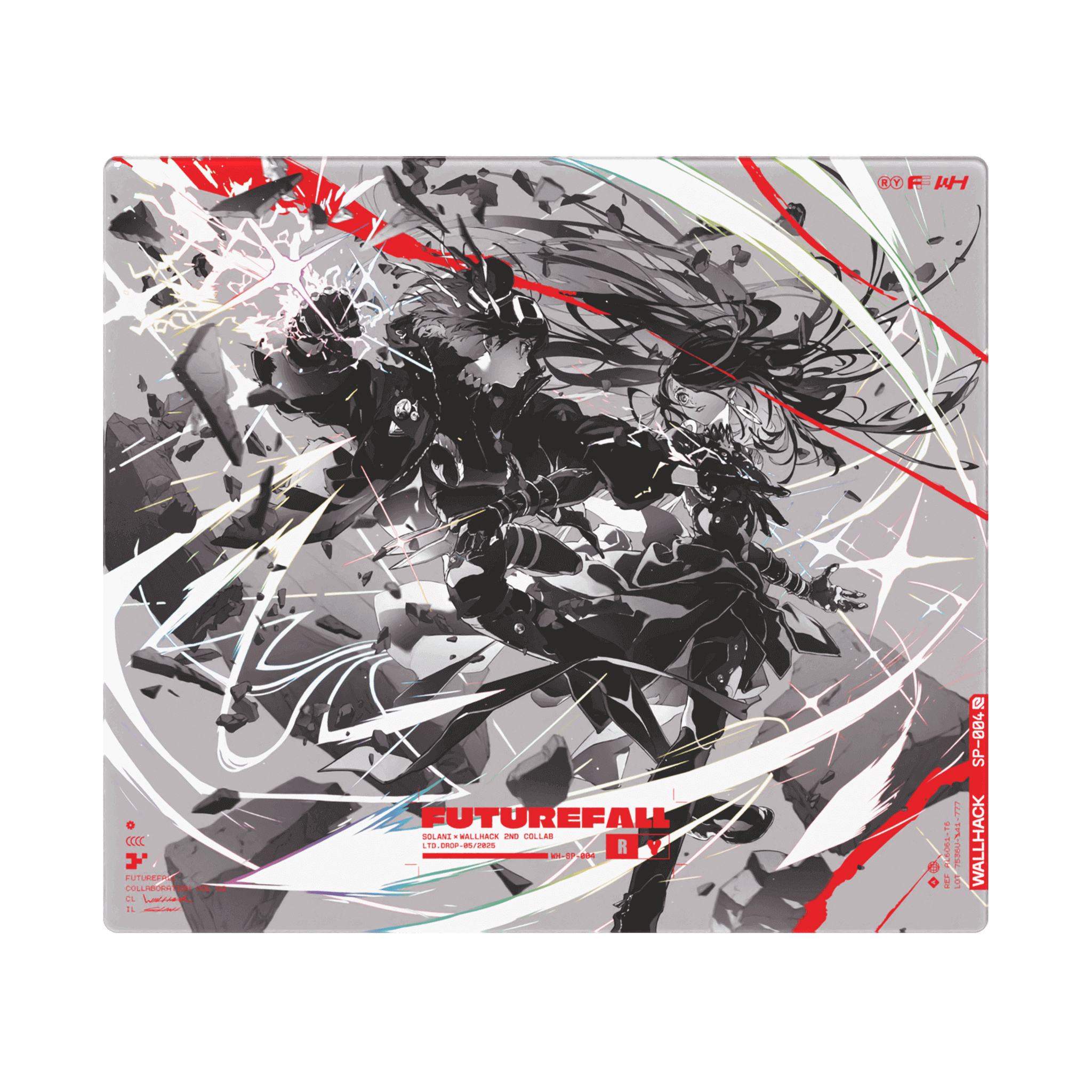 SP-004 Black Glass Gaming Mousepad | Wallhack