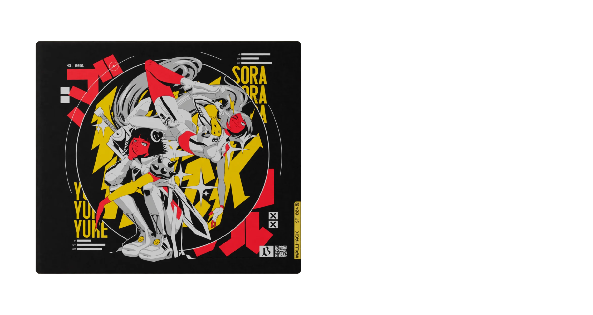 マウス・トラックボール WALLHACK SP-004 YUME ✨ Wallhack SP-004 Limited Edition: Twins Sora & Yume Glass