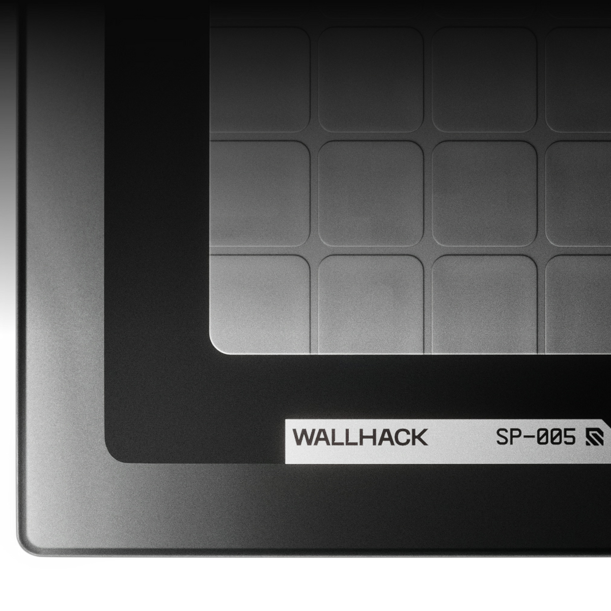 Corner of the SP-005 showing the three layers