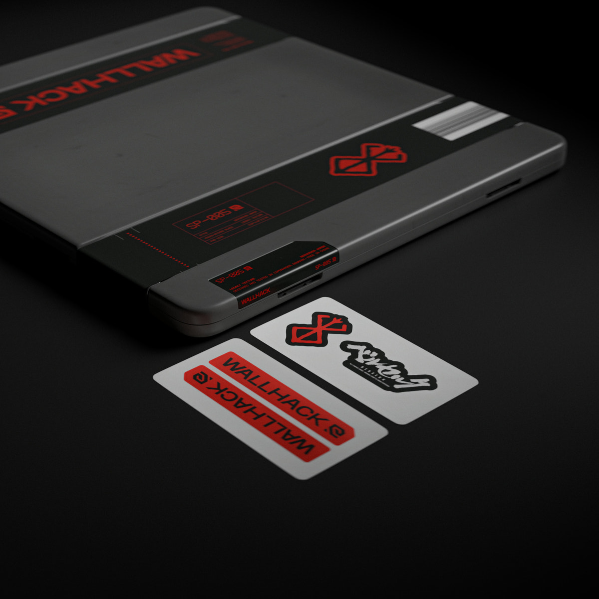 The hard case and the Brand of Sacrifice sticker