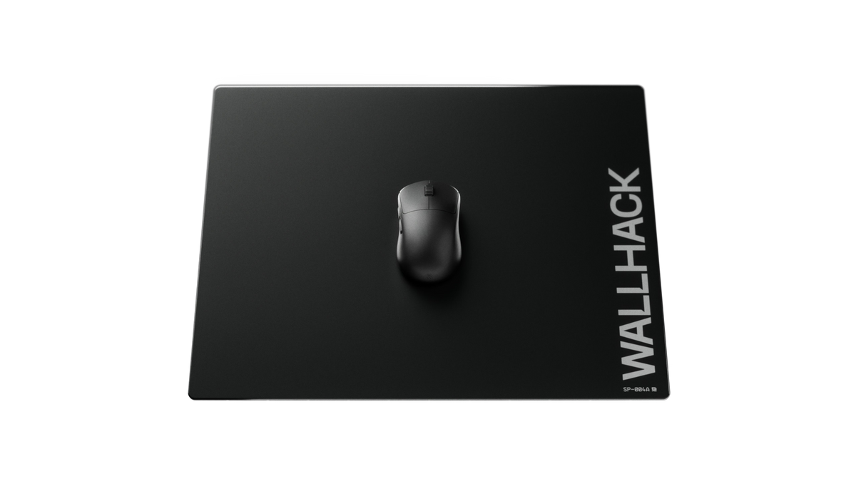 SP-004A glass mousepad with the M-001 mouse